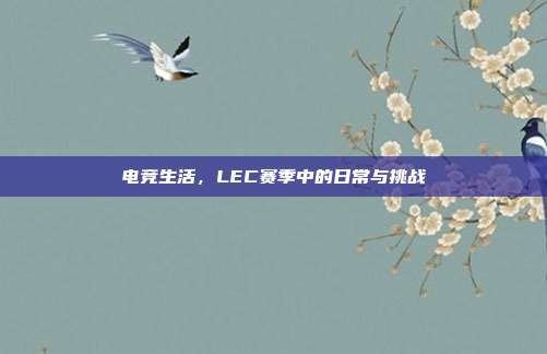 电竞生活，LEC赛季中的日常与挑战